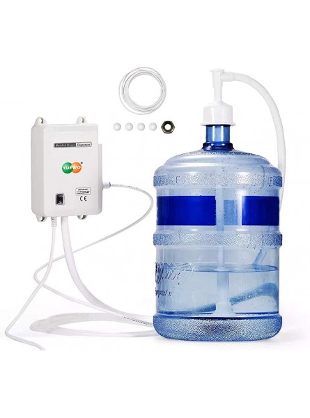 YUEWO Bottle Water Dispenser Pump System Water Dispensing System 220V AC 20 Feet UK Plug with One Inlet Compatible Use with Coffee Tea Machines Water Dispensers Ice Makers Refrigerators - PZAOPHO2