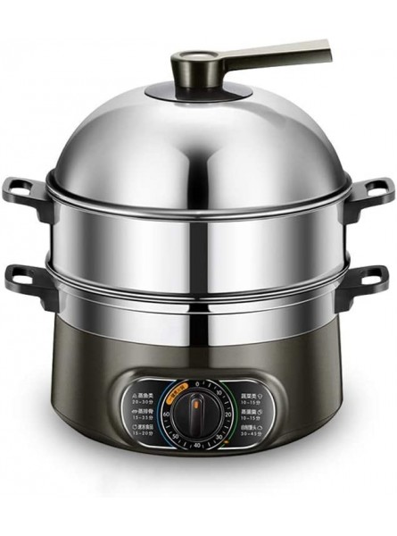 DZX 10L Large Capacity 1500w Multi-Purpose Pot Multi-Function Stainless Steel Electric Steamer - TLXF7PEB