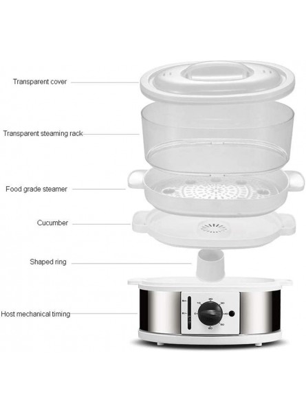 Multifunctional Household Electric Steamer Automatic Power Off Three-Layer Large Capacity Small Electric Steamer Steamer - IYEO1XTO