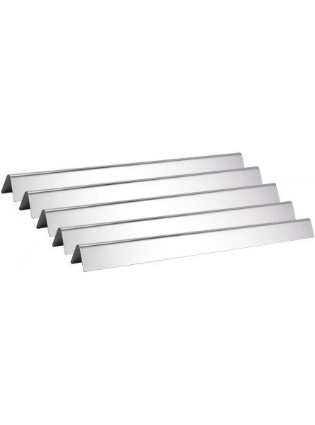 Bicaquu Silver Heat Tents Heat Plate Shield Grill Burners Cover 5Pcs High‑hardness for Kitchen Home - NFCFB58I
