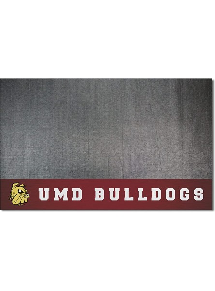 FANMATS 20722 Minnesota-Duluth Bulldogs Vinyl Grill Mat 26in. x 42in. Deck Patio Protective Mat | Oil flame and UV resistant - FJLBITQQ