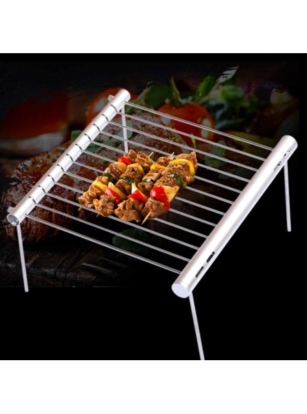 Portable Stainless Steel Folding BBQ Grill Mini Pocket Barbecue Accessories for Outdoor Camping BBQ Supplies and Equipment - XGPJ89XU