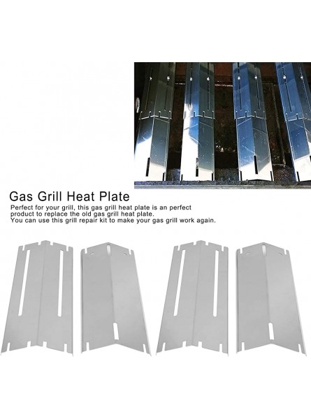 Stainless Steel Heating Plate Adjustable Bur-ner Guard Cover Grill Replacement Parts Universal Flame Acclimation Gas Grill Heating Plate - RLLTDM5M