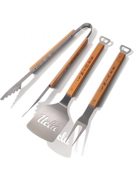 YouTheFan NCAA UCLA Bruins Classic Series 3-Piece BBQ Set Stainless Steel 22" x 9" - ZNSLB87O