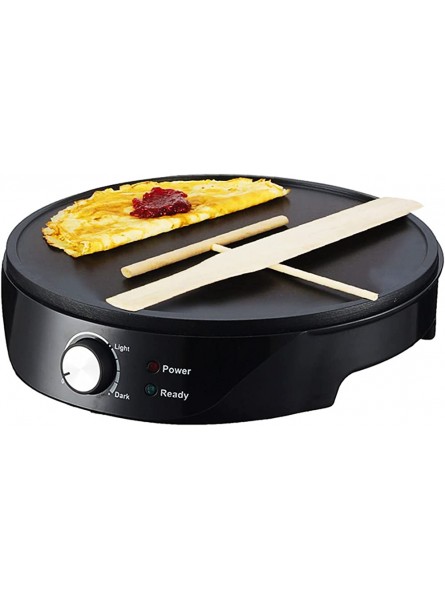 SHUONING Electric Pancake Maker Household Electric 30 CM Crepe And Pancake Maker Non-Stick Hot Plate with Batter Spreader And Spatula Adjustable Temperature - RJOSI68V