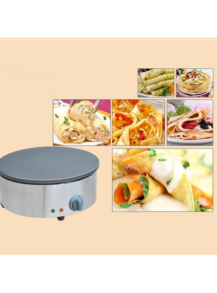 Viinice Bread machine Stainless Steel Crepe Maker Electric Making Pan Cake Machine Egg Roll Pancake Waffle breakfast Color : As shown Size : One size guanjun1975 - CLFJXDSB