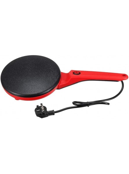Zcm Automatic crepe maker Household Non-Stick Crepe Maker Pan Electric Pancake Cake Machine Frying Griddle Portable Kitchen Baking Tools 220V 600W Color : Red - NGFLEI9O