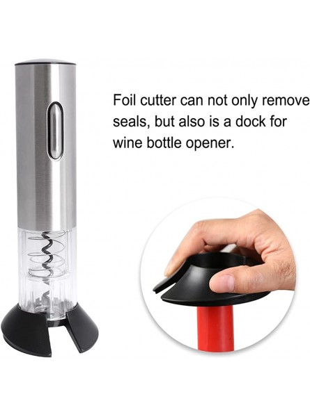 Wine Opener Electric Stainless Steel Bottle Opener USB Rechargeable Electric Bottle Opener Five Piece Set Wine Bottle Opener for Home Party - GRUKOUOO
