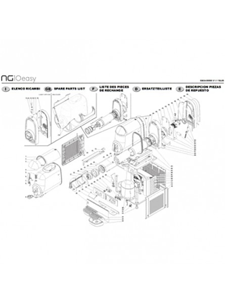 1x Ugolini NG Easy Black Faucet Handle 2Q000-01501 S NO,6 Slush Machine Spare Parts - OAHHD399