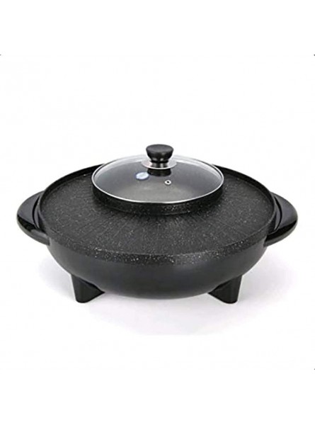 WXWIN Korean Multi-Function Electric Grill Non-Stick Electric Heating Pot Smokeless Sun Moon Pot - ZWADD5UM