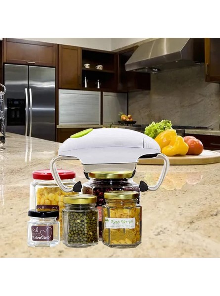 Can Opener Electric Kitchen Can Opener Electric Can Tin Opener for Restaurant One-Touch Switch with Auto Stop Regular and Smooth Edges Hand-Free Operation,Green - JUNHTEI4