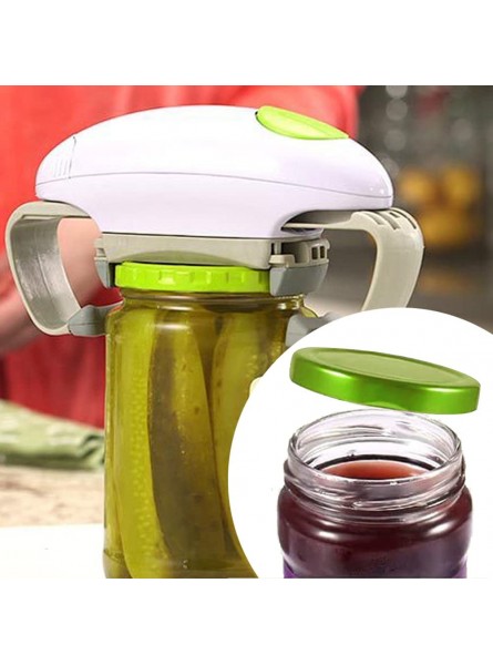 Can Opener Electric Kitchen Can Opener Electric Can Tin Opener for Restaurant One-Touch Switch with Auto Stop Regular and Smooth Edges Hand-Free Operation,Green Color : Green - OLJEYDMB