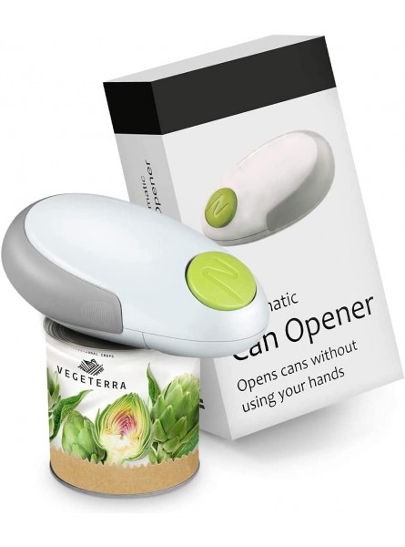 Electric Can Opener Automatic Can Opener Smooth Edge Battery Operated No Sharp Edge Reverse button Food-Safe Mini Can Opener Electric Kitchen for Housewives Seniors Arthritics - JMJVS3UO