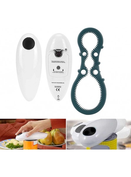 Electric Can Opener Innovative Automatic ABS and Stainless Steel Portable Bottle Opener for Home for Restaurant for Hotel - WJAZ38GK