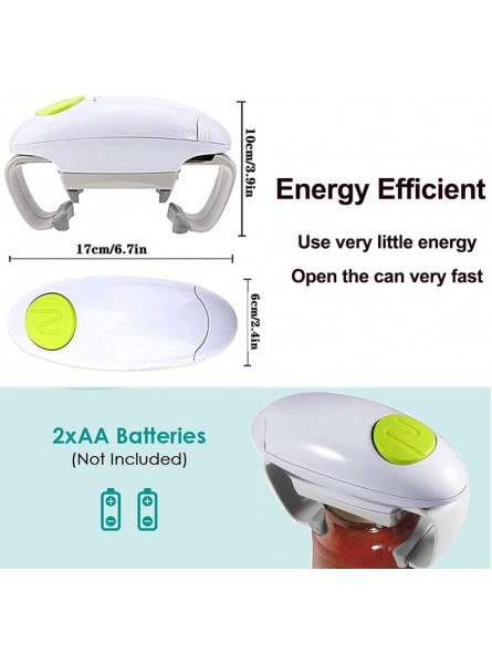 Electric Can Openers Smooth Edge Electric Can Openers Automatic Restaurant and Kitchen Can Openers Hand Free Can Openers for Arthritis Sufferers One-Touch Switch - FPNYIT8O