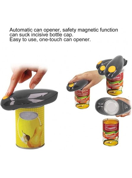 Snufeve6 Electric Can Opener Can Opener Resealable Smooth Automatic for Home Restaurant - SWBYYI48