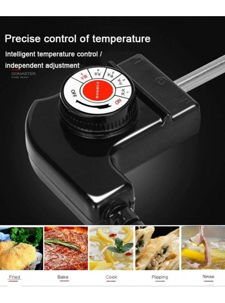 Hammer Portable Multifunctional Hot Pot,Electric Barbecue Grill Indoor Chafing Dish,Temperature Control & Tempered Glass Lid,Smokeless Electric Baking Pan For Household Electric Grill - JXGH7SBU