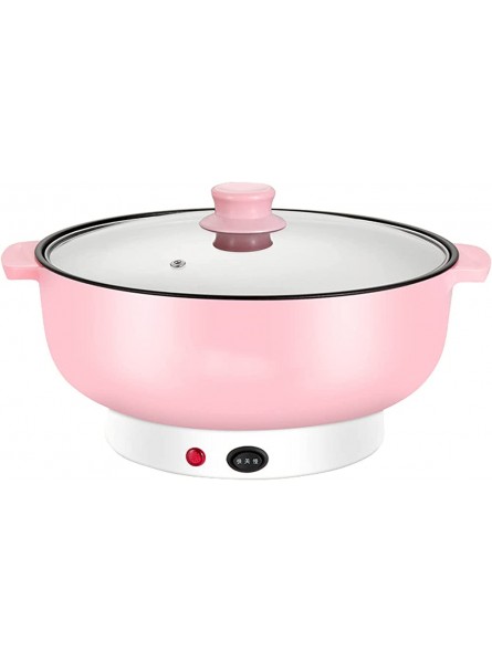 HSLMDSD Pots,Cooker Portable Skillet with Nonstick Coating Multi-Function Cooker Noodle Cooking Pot Steamer Soup Heater Pink 20Cm - IWVCTOT3