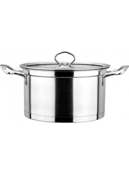 Stock Pot 304 Stainless Steel Household Thickened 1.5L 2.5L  3.5L 4.5L 6L for Gas Stove Induction Cooker 1-8 People Size : 3.5L - KZFV6G6I