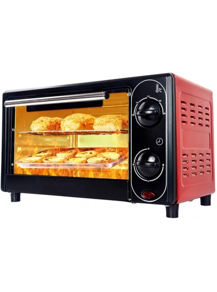 1200W Multifunctional Mini Baking Automatic Desktop Electric Oven， Stainless Steel And Transparent Glass Door， Fast And Even Baking， Easy To Clean Useful - JRBUT81J