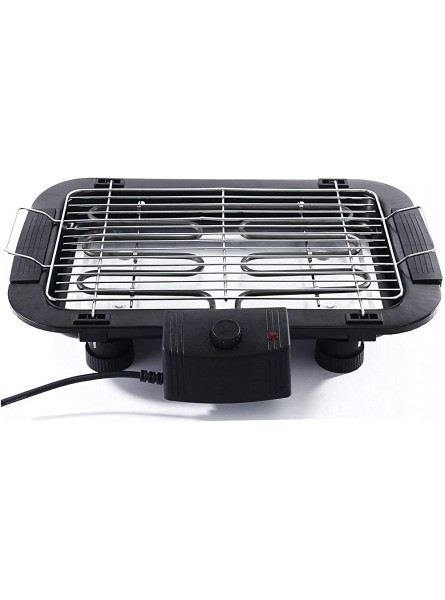 1500W Table Top Electric Barbecue Grill Indoor Smokeless Portable Electric Grill， Household Lightweight Stainless Steel Barbecue Grill With 5 Temperature Adjustments Perfect Men & Women Gift Useful - WEBS6HX4