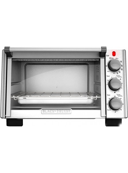 BLACK+DECKER 6-Slice Convection Countertop Toaster Oven Stainless Steel Black TO2050S - NXWO1G7Q