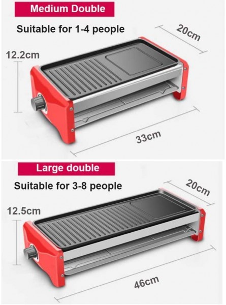 Indoor Barbecue Griddle With Non-Stick Coating Grill Plate， 8 Mini Pans， 1350W Adjustable Temperature Control Mini Portable Barbecue Grill， For Outdoor Picnic And Home Garden Camping Useful - WQBES1Q9