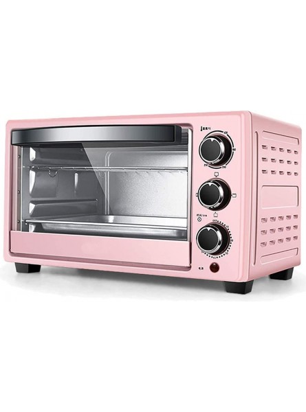 Mini Oven 23 L,Electric Oven 1300 W Adjustable Temperature 70-250 ℃ and 60 Minutes Timer with 3 Heating Functions for Baking Cooking Grill Pink,delicious - XCDI5E4P