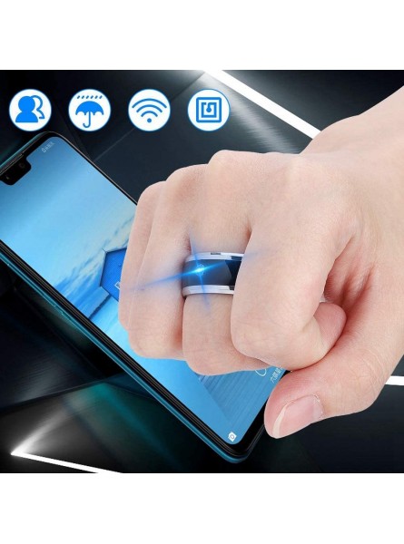 Magic Smart Ring Ring Easy To Wear with Built in Ultra Sensitive NFC Chip for Cell Phonesize9 - YRXPIOQV