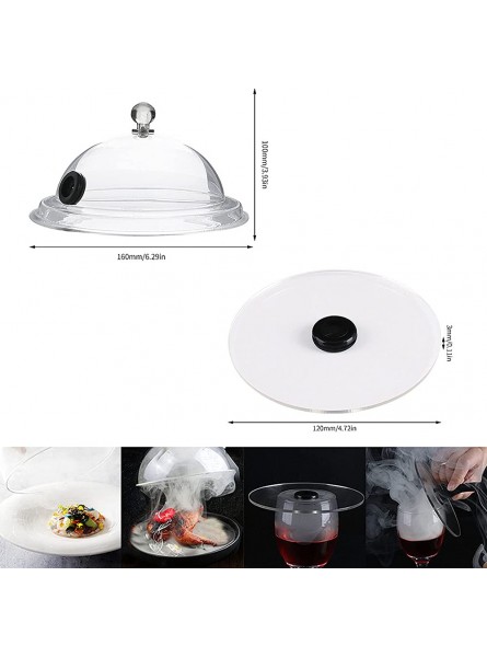 Smoking Gun Smoker Kit with Dome & Cup Lid Portable Indoor Smoke Infuser for Food Cooking Cocktail Drinks Salmon Cheese - FZMIOYM4