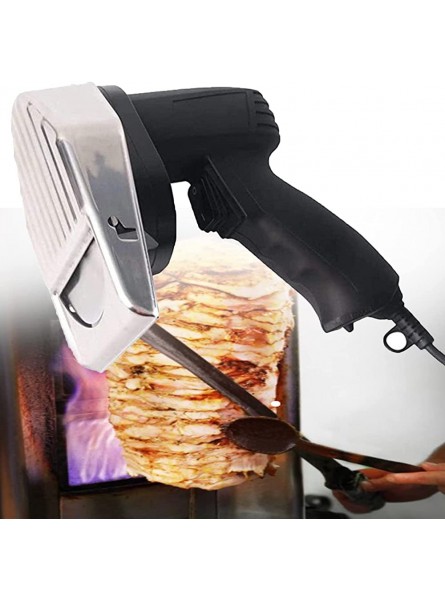WZFANJIJ Electric Kebab Meat Slicer Meat Slicer Portable Hand-held100mm Blade Electric Kebab Knife for Shawarma Doner Gyros Knife,B - XTHY9O0V