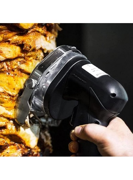 XYEJL Meat Cutting Machine,Electric Barbecue Meat Slicer,Automatic Doner Kebab Knife,Electric Kebab Slicer with 2 Blades Cutting Turkish Kebab Slicer KebabSlicer,Cordless - JKOLEG58