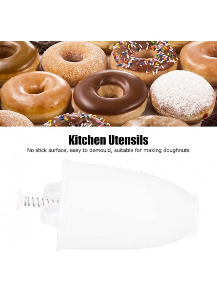 01 02 015 Donut Maker Donut Press Non‑stick DIY Easy Demolding for Doughnutwhite - XPGL1MT3