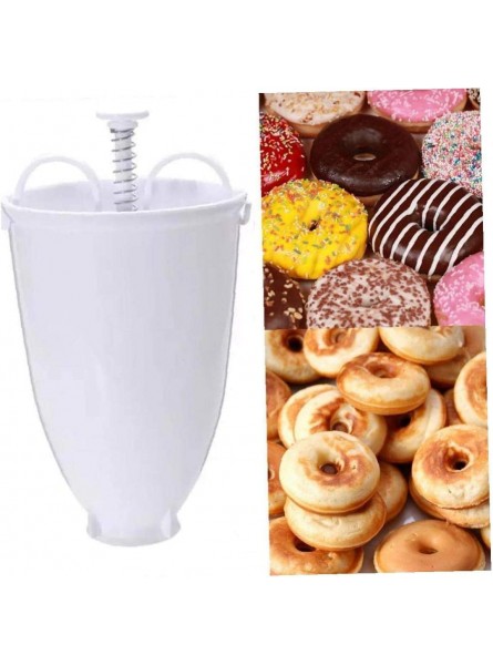 Deep Fry Mould Arabic Manual Plastic Lightweight Donut Maker Dispenser Doughnut Machine Easy Fast Portable - LZZI1JEM