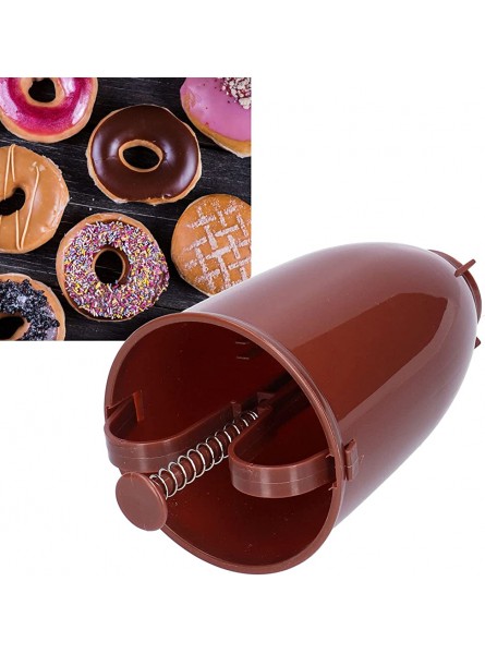 Donut Maker DIY Easy Demolding Doughnut Making Tool Non‑Stick for Biscuits for DoughnutBrown - WHLP68JE