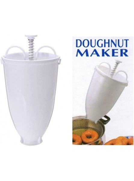 GWN Donut Making Tool Plastic Manual Doughnut Machine Lightweight Donut Waffle white - CTCENYKM