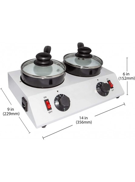 Chocolate Melting Pot Fountain Fondue Professional Electric Chocolate Tempering Machine with Manual Control Heated Chocolate Candy Silver - KDMH6NF1