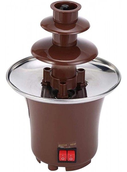 GuoEY Chocolate Fountain 3-Layer Chocolate Pot Fountain Stainless Steel Heating Chocolate Melting Machine for Household Wedding Birthday Party - GWAMXJ8D