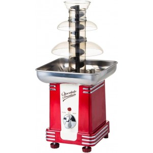 Metal Retro Chocolate Fountain Automatic Small Commercial Home Waterfall Machine - LUFR7YNK