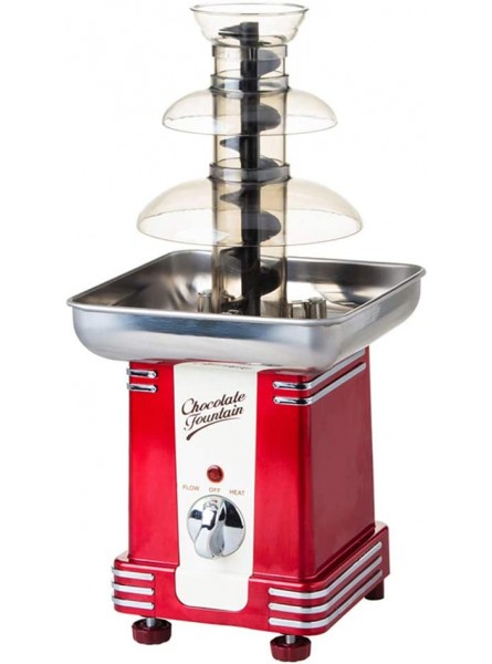 Metal Retro Chocolate Fountain Automatic Small Commercial Home Waterfall Machine - LUFR7YNK