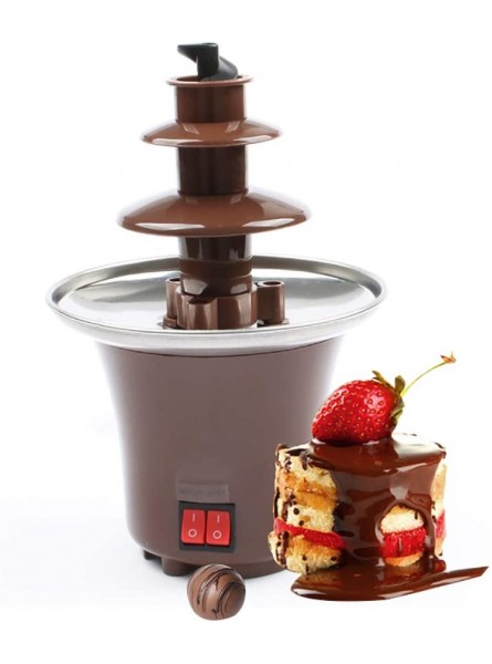 MIAOLEIE Commercial Chocolate Fondue Fountain Professional Stainless Steel Automatic Heating To Melt Chocolate for Weddings Parties - OEYVKA9R