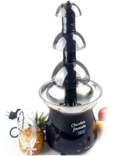 WJMLS Stainless Steel Chocolate Fountain Chocolate Tower High Temperature Resistant Operation Panel Is Simple And Easy to Operate - RSVYD4MP