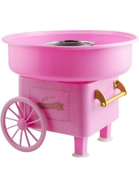 Candy Floss Maker Trolley Cotton Candy Machine 450W Making Cotton Candy Easy to Make and Clean Crystal Sugar Hard Candy Granulated Sugar for Birthday Party Home DIY Pink - UWSQBOQ1