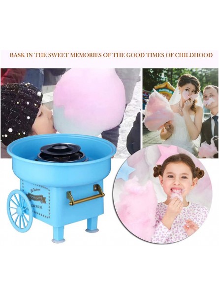 Cotton Candy Floss Maker Cotton Candy Machine for Kids Ceramic Heating Tube Stainless Steel Bottom Groove Creative Halloween - KXXIKY80