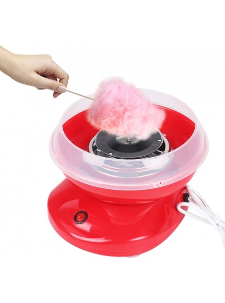 Dhouse Candy Floss Maker Professional Candy Floss Machine Kids Floss Maker Machine Home Party Cotton Sugar Machine Kit Kids Party Sweet GiftRed - IZELX05A