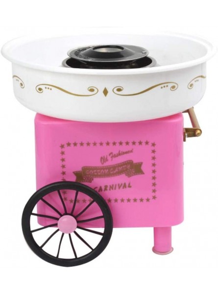 Electric Cotton Candy Maker Candy Floss Machine Cart Kitchen DIY 450W European Standard - DJSOQR5R