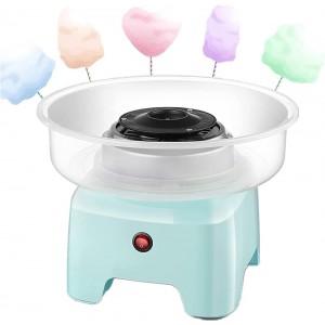 Professional Electric Candy Floss Maker Cotton Sugar Machine Candyfloss Machine Maker Kids Suitable for Home Children Party Gift,blue - TAES253X
