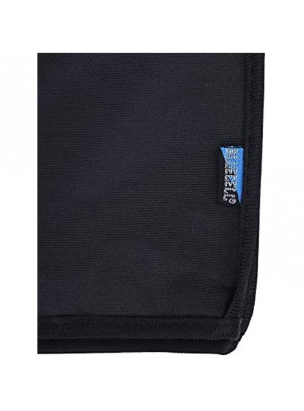 BCP Black Color Heat-Resistant Waterproof Nylon Fabric Microwave Oven Dust Cover Case Protections Protector - YDXY2M5U