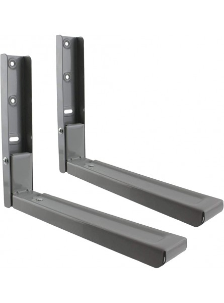 Spares2go Extendable Wall Mounting Brackets for Russell Hobbs Microwave Silver Grey - ZIOB9P1G