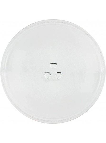 SPARES2GO Glass Turntable Plate for Samsung Microwave 255mm 10 - JPSABY37